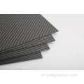 1000x600x4.0mm 3k Placa de fibra de carbono fosco completa